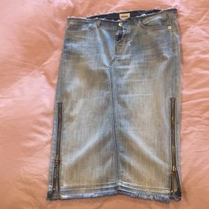 Hudson Vivienne Denim Pencil skirt